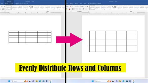 how to evenly distribute columns